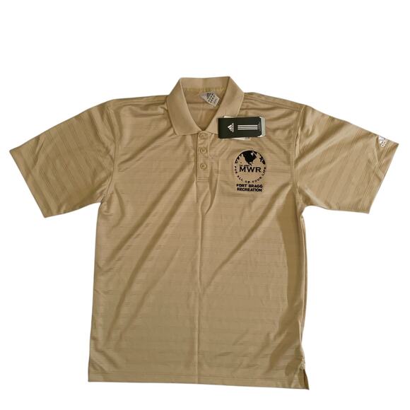 Adidas Men's Size S Climalite Short Sleeve U.S. NWR Fort Bragg Polo Shirt New - Picture 1 of 14